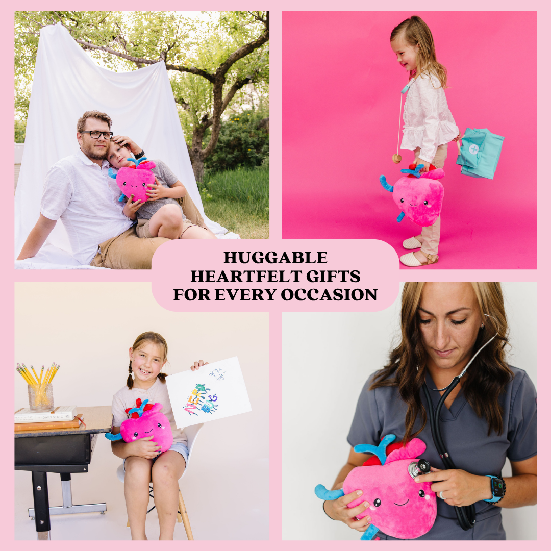 Heart Plush Organ  - Nerdbugs Heart Plushie Organ - I aorta to tell you how much I love you
