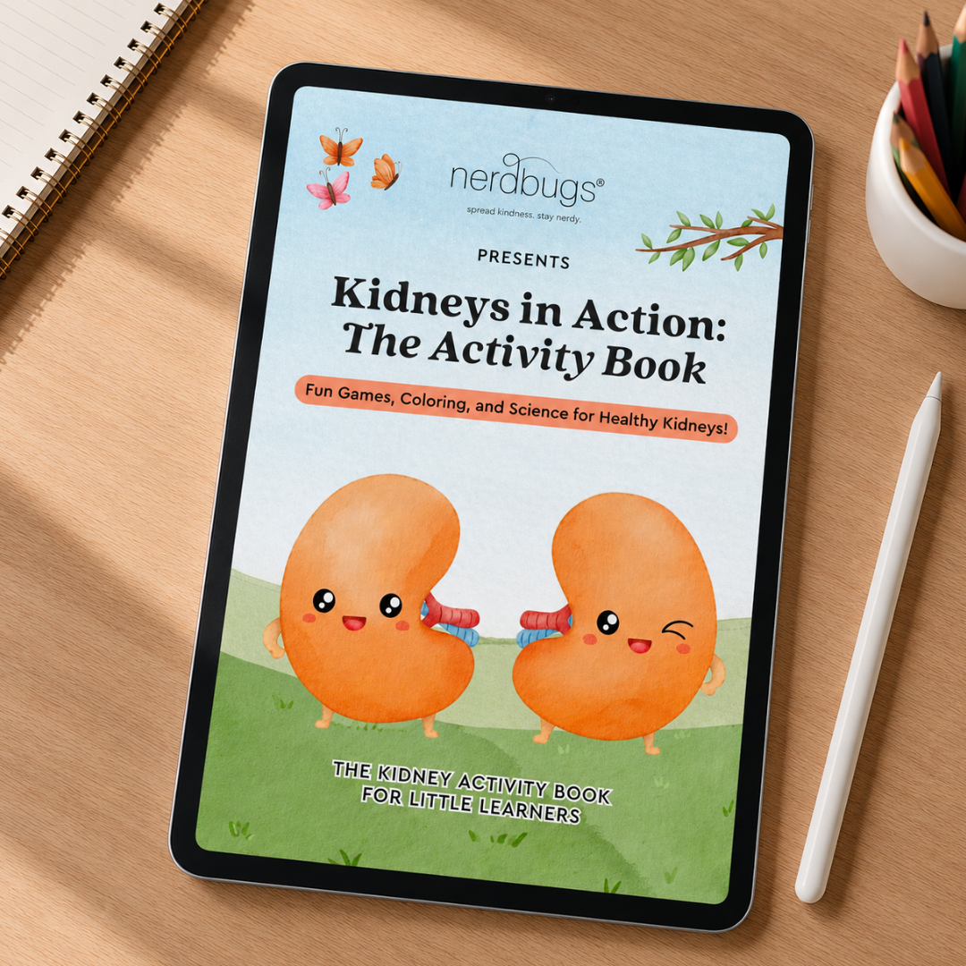 Nerdbugs Kidney Activity Book (Digital Download)