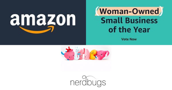 amazon women's owned business of year nerdbugs