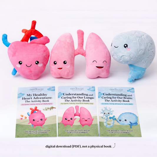 STEM Educational Parent Starter Pack - Three Plushies + Three Digital Download Books