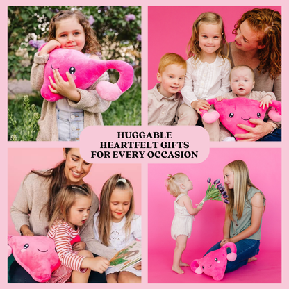 Uterus Plush Organ - Nerdbugs Uterus Plushie Organ - Who put the cuter us in uterus?