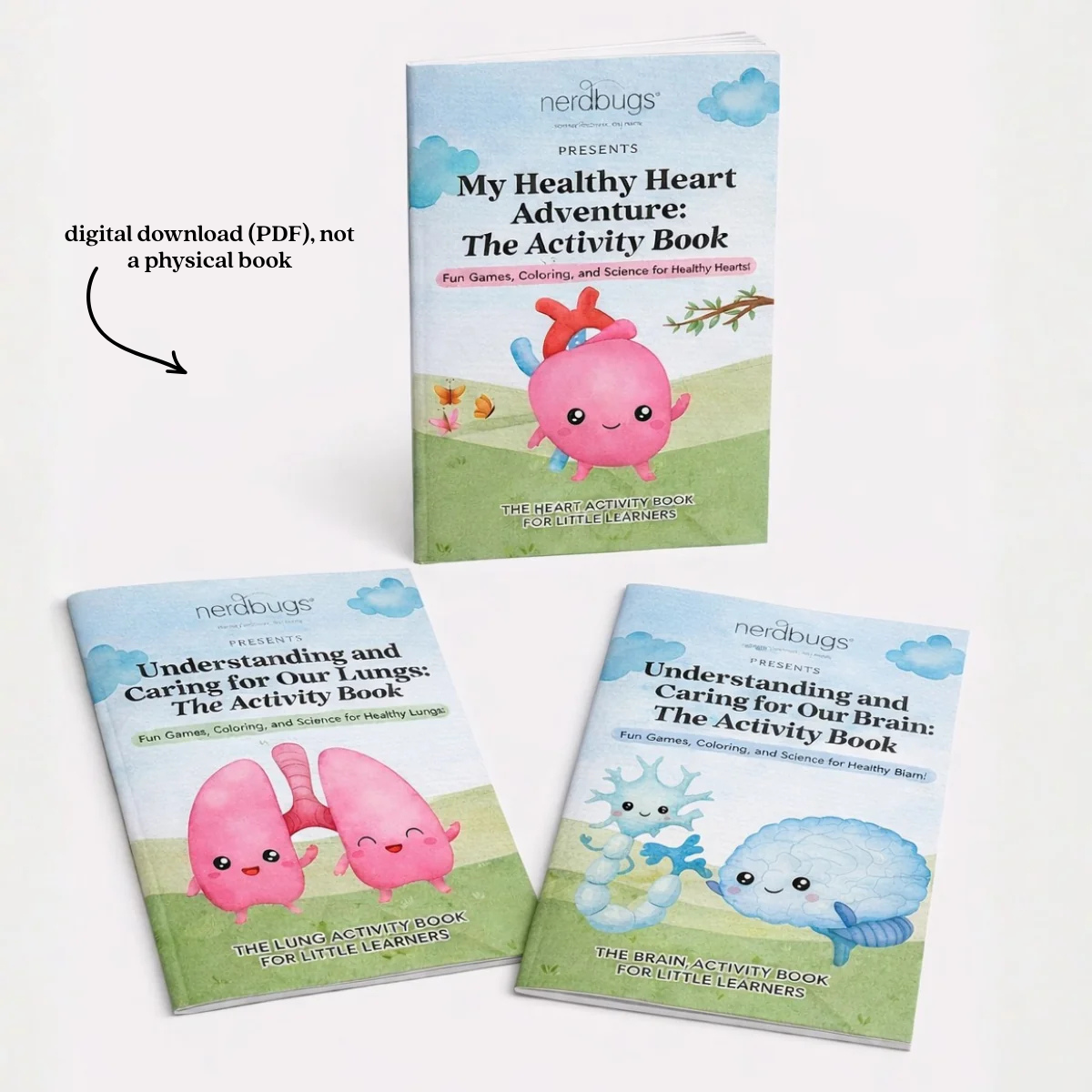 STEM Educational Parent Starter Pack - Three Plushies + Three Digital Download Books