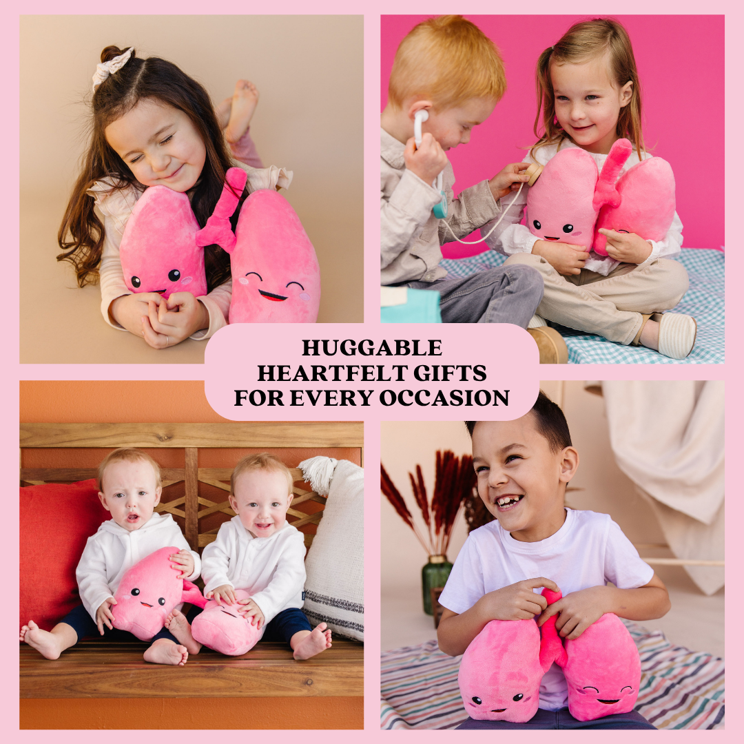 Lung Plush Organ  - Nerdbugs Lung Plushie Organ - We be lung together!