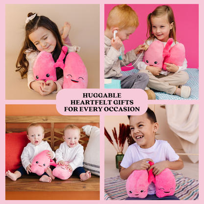 Lung Plush Organ  - Nerdbugs Lung Plushie Organ - We be lung together!