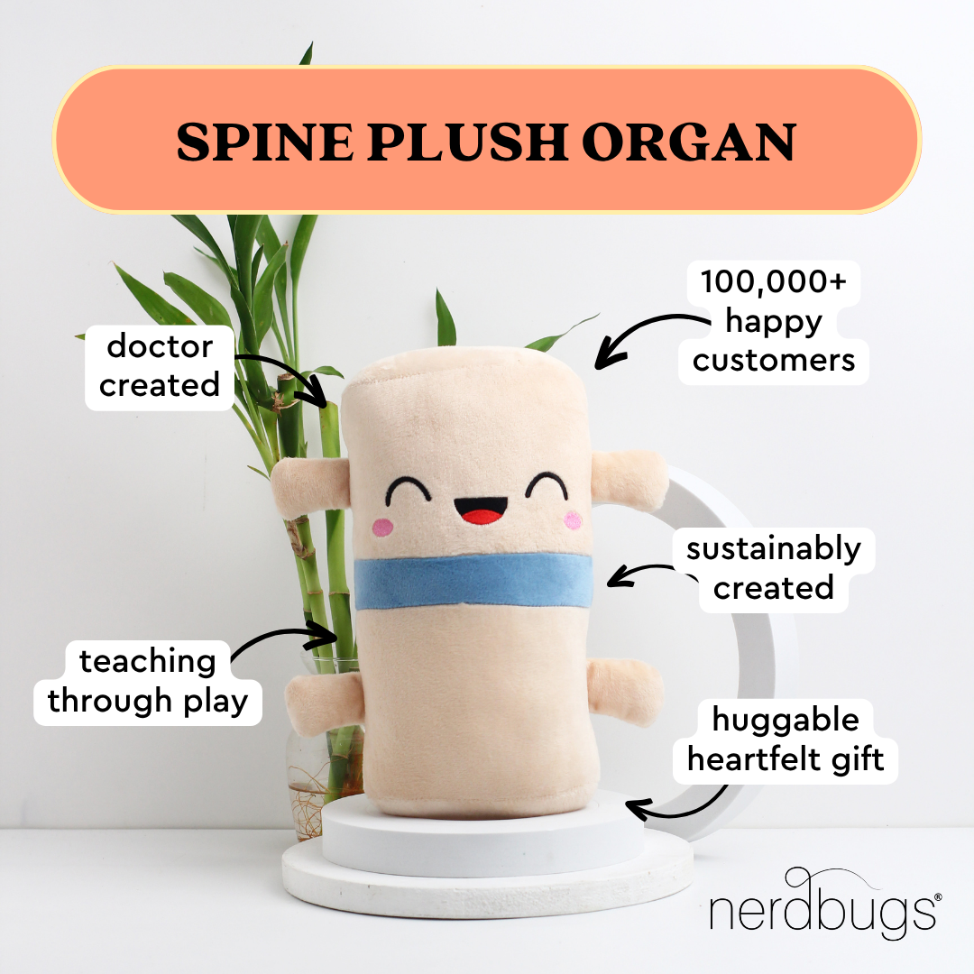 Spine Plush Organ - Nerdbugs Spine Plushie Organ- Baby got back!