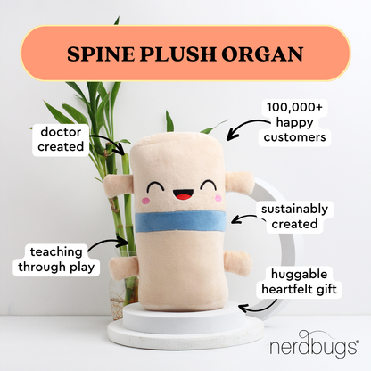 Spine Plush Organ - Nerdbugs Spine Plushie Organ- Baby got back!