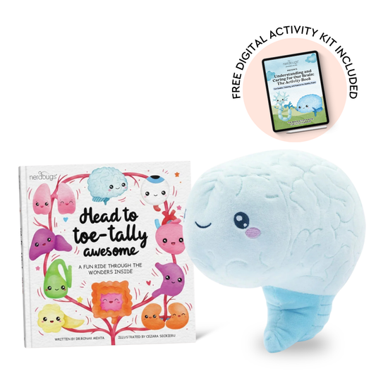 The Big Brain Book Bundle - Plushie, Book & Digital Activity Book