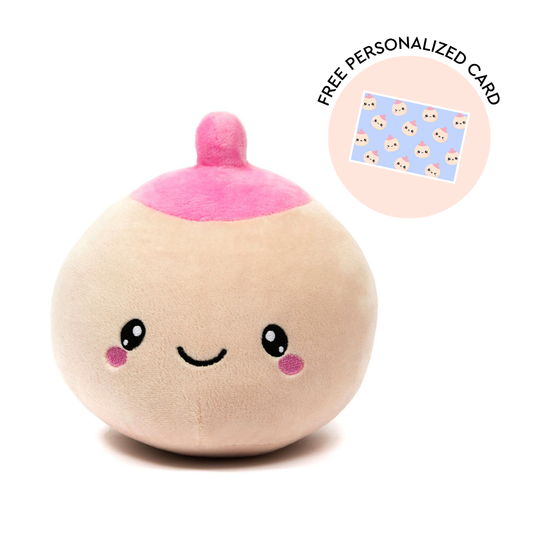 Breast Plush Organ - Breast is yet to come! Ivory/Pink