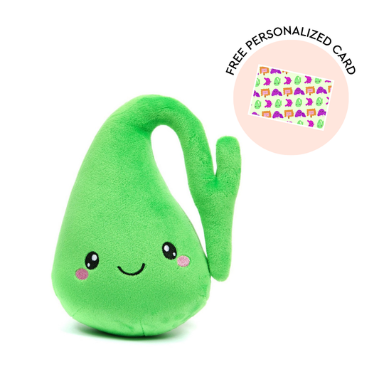Gallbladder Plush Organ - Who you gonna gall? Stone busters!