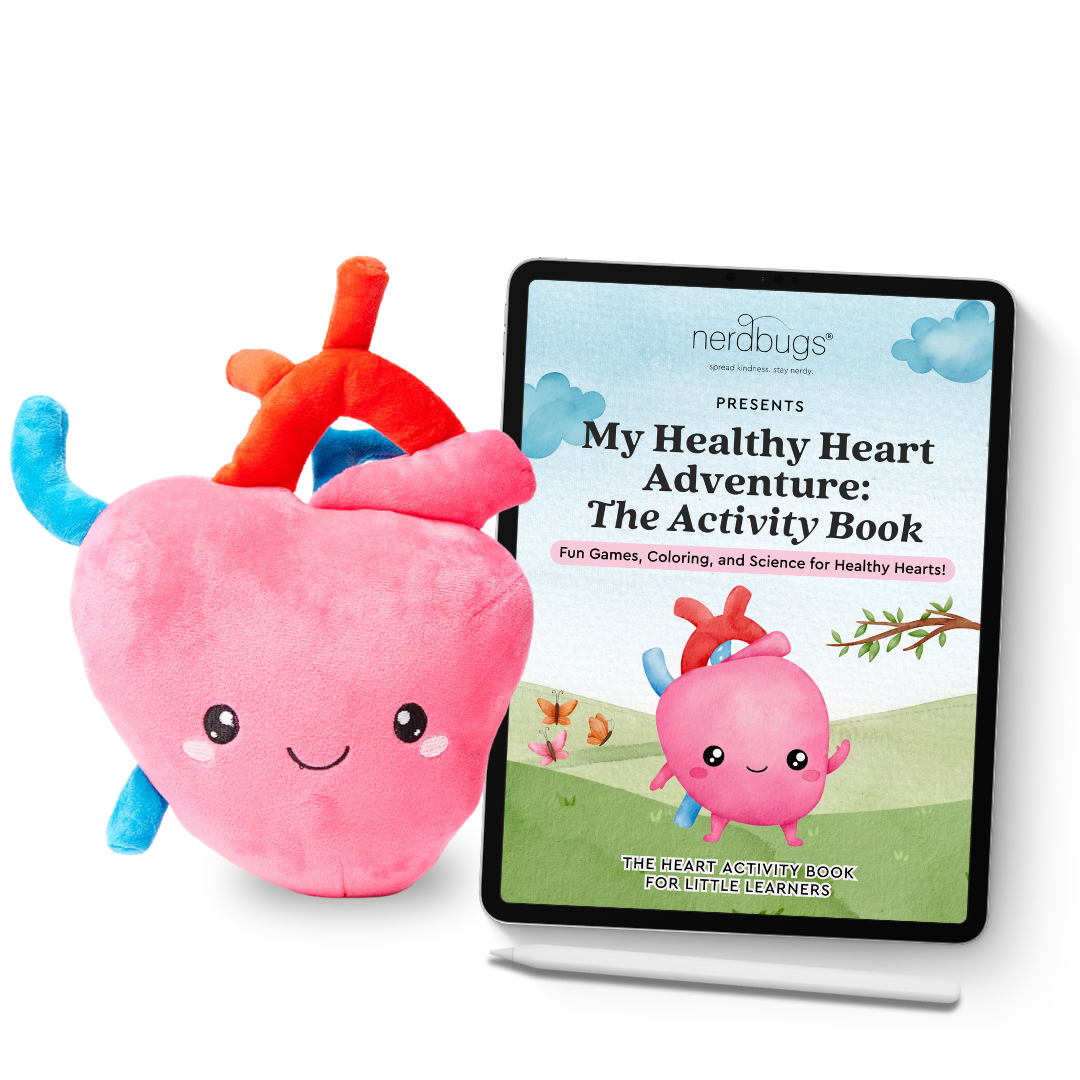 Heart Plush Learning Activity Kit (Plushie + Digital Download)