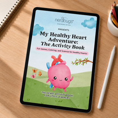Nerdbugs Heart Activity Book (Digital Download)