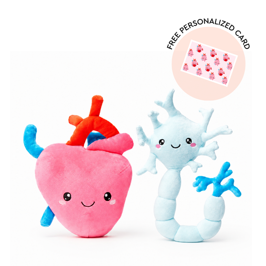 Heart + Neuron Bundle - Plushie Bundle