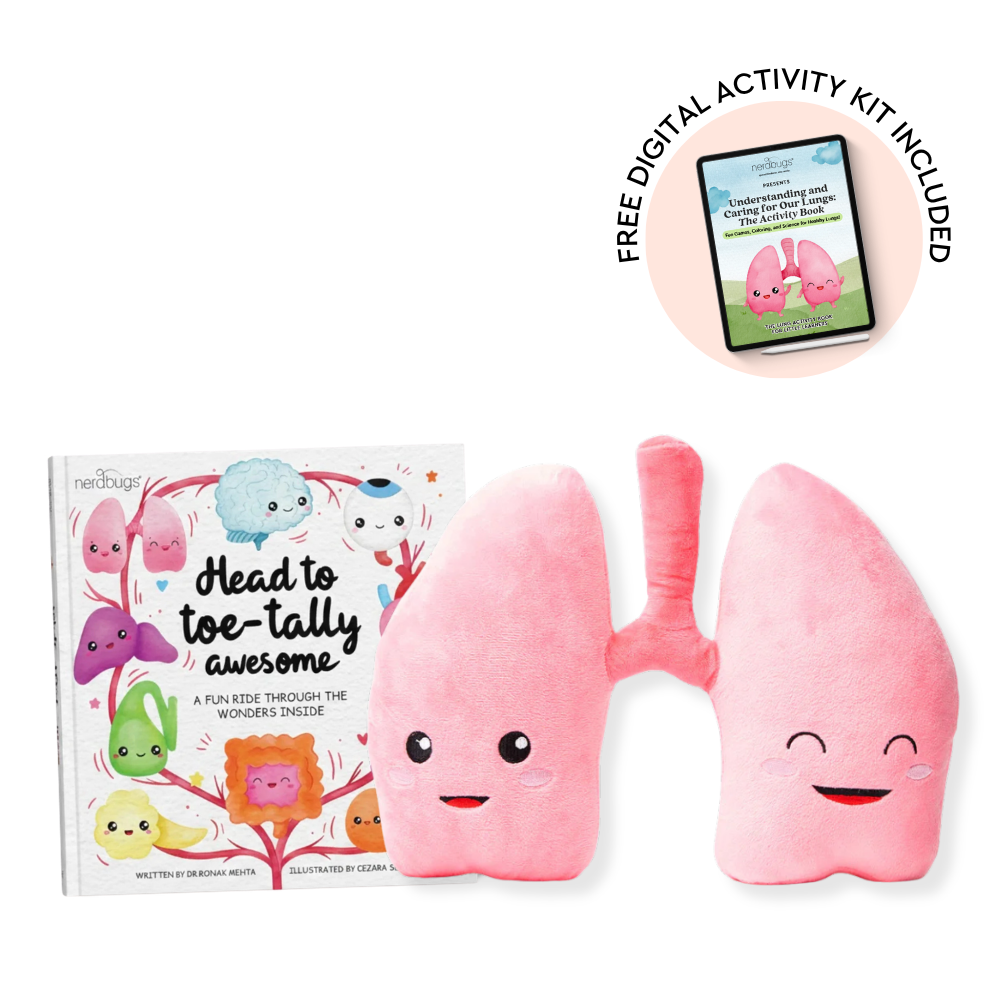 The Lung Story Book Bundle - Plushie, Book & Digital Activity Book