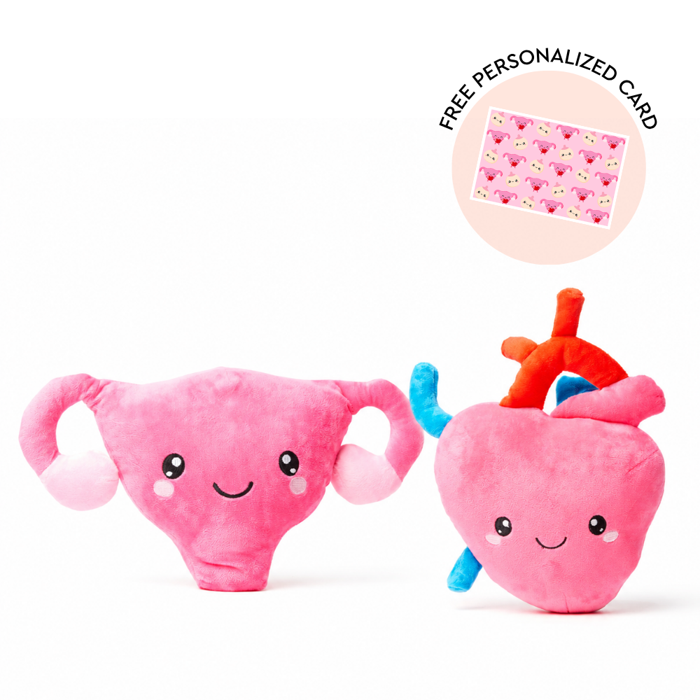 Uterus + Heart Bundle - Plushie Bundle
