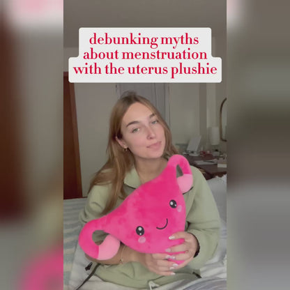 Uterus Plush Organ - Nerdbugs Uterus Plushie Organ - Who put the cuter us in uterus?