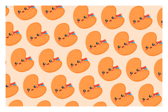 Kidney - Patterned