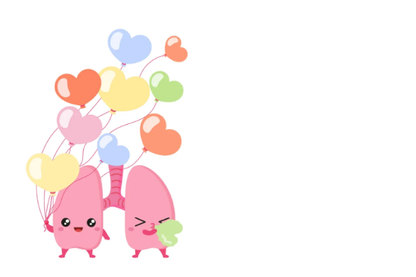 Lungs Balloons - Business Card Design