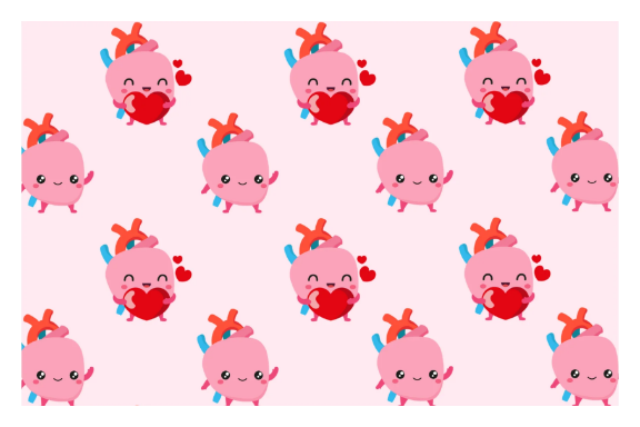 Heart - Patterned