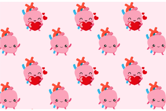 Heart - Patterned