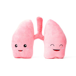 Lung Plush Organ Toys - We Be-lung together! - Nerdbugs Lung Plushie Organ - Nerdbugs Plush Toy Organs